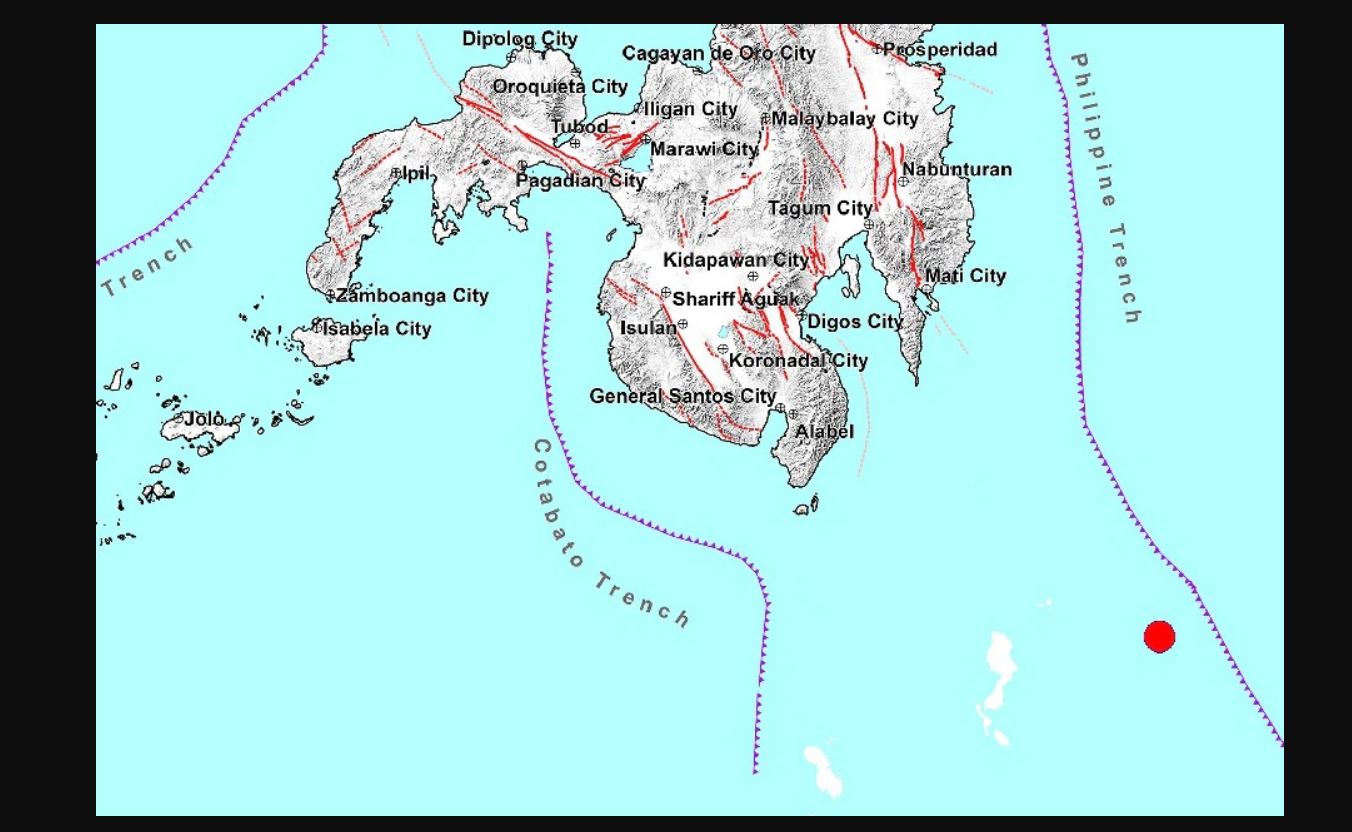 6.1 Magnitude Earthquake Hits Davao Occidental Today December 5, 2021