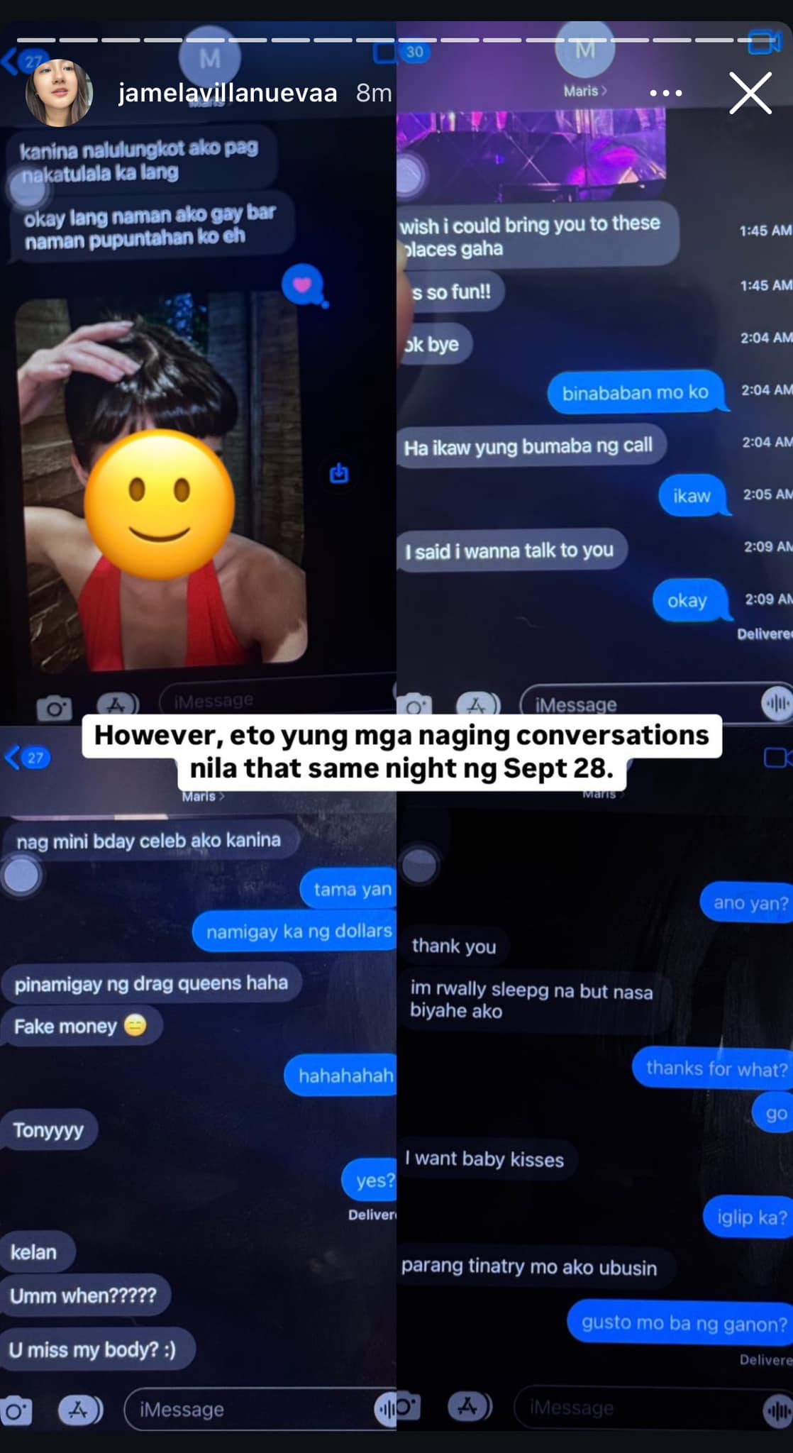 [Full Convo Screenshots] Maris Racal Dahilan ng Hiwalayan nina Jam At Anthony?