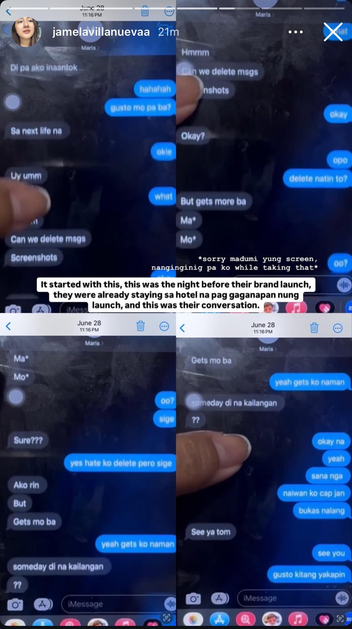 [Full Convo Screenshots] Maris Racal Dahilan ng Hiwalayan nina Jam At Anthony?